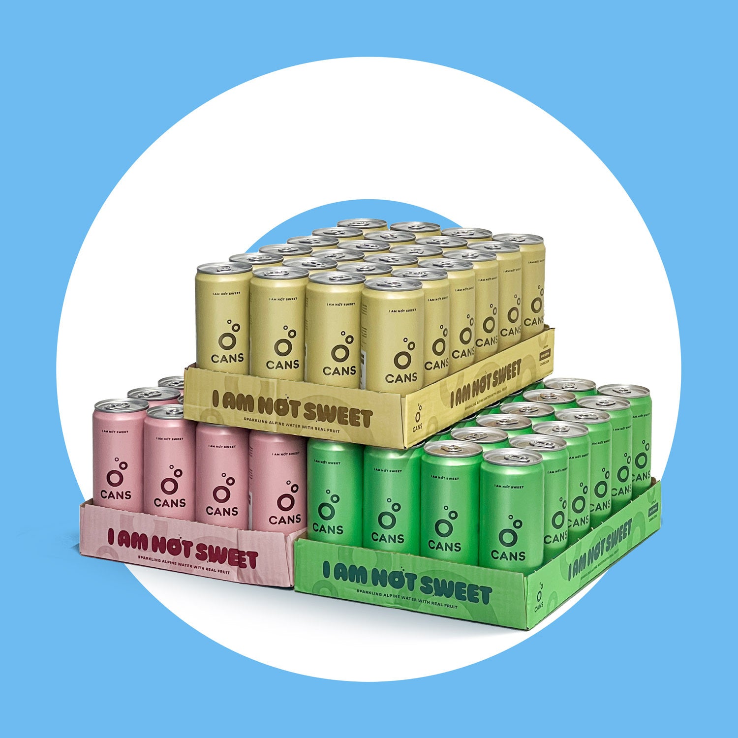 CANS Büro-Paket - 72 x 330ml (Apple, Lemon, Cherry)